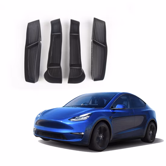 Caixa de armazenamento de apoio de braço para Tesla Model 3/Y Organizador Acessórios interiores de carro